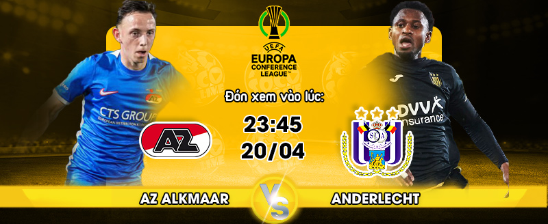 Link xem trực tiếp AZ Alkmaar vs Anderlecht