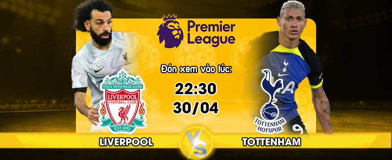 Link xem trực tiếp Liverpool vs Tottenham