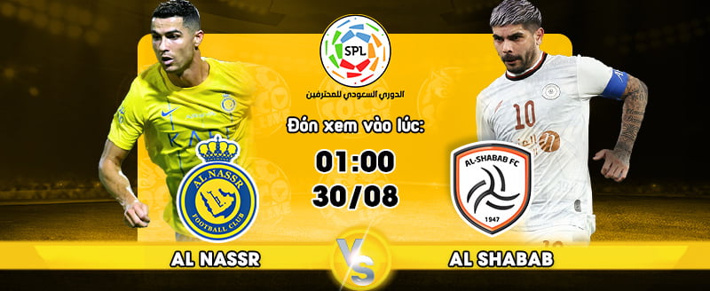 Link xem trực tiếp Al Nassr vs Al Shabab Club