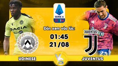 Link xem trực tiếp Udinese vs Juventus