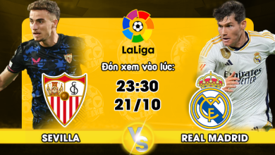 Link xem trực tiếp Sevilla vs Real Madrid