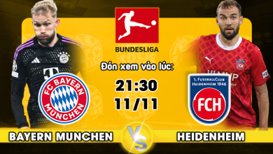 Link xem trực tiếp Bayern Munchen vs Heidenheim