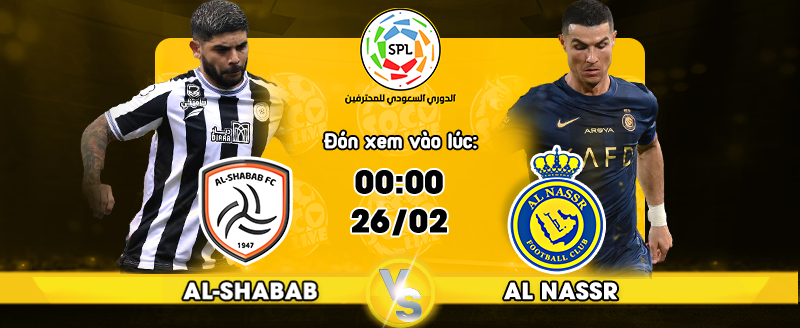 Link xem trực tiếp Al-Shabab FC vs Al Nassr FC