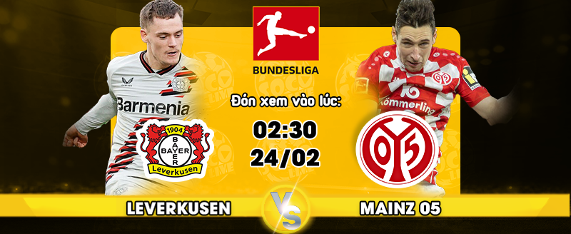 Link xem trực tiếp Bayer Leverkusen vs FSV Mainz 05