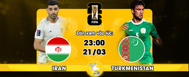 Link xem trực tiếp Iran vs Turkmenistan