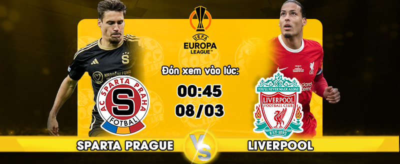 Link xem trực tiếp Sparta Prague vs Liverpool
