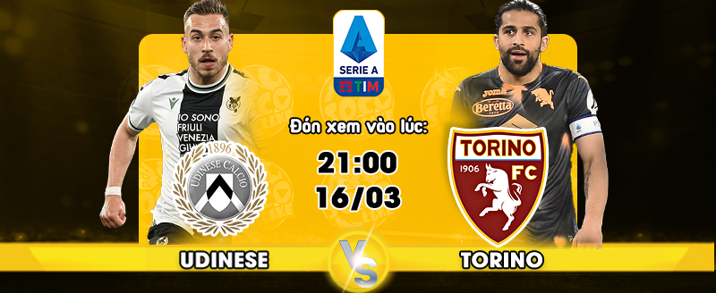 Link xem trực tiếp Udinese vs Torino