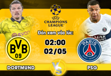 Link xem trực tiếp Borussia Dortmund vs PSG