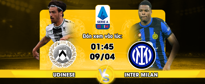 Link xem trực tiếp Udinese vs Inter Milan