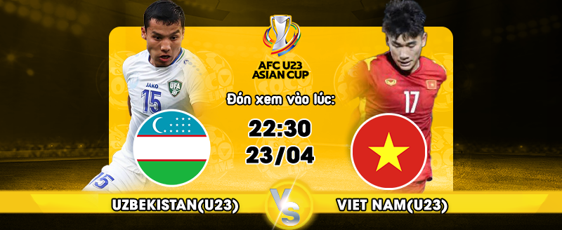 Link xem trực tiếp U23 Uzbekistan vs U23 Việt Nam