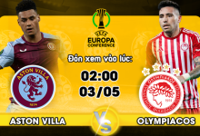 Link xem trực tiếp Aston Villa vs Olympiacos Piraeus